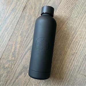 NWT 19oz Starbucks Mermaid Embossed Stainless Steel Water Bottle Black